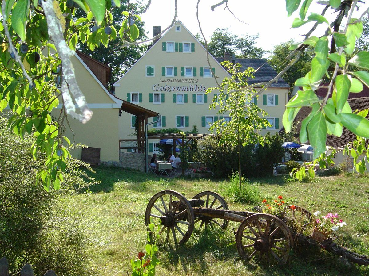 Landgasthof Gotzenmuehle Lichtenau  Kültér fotó